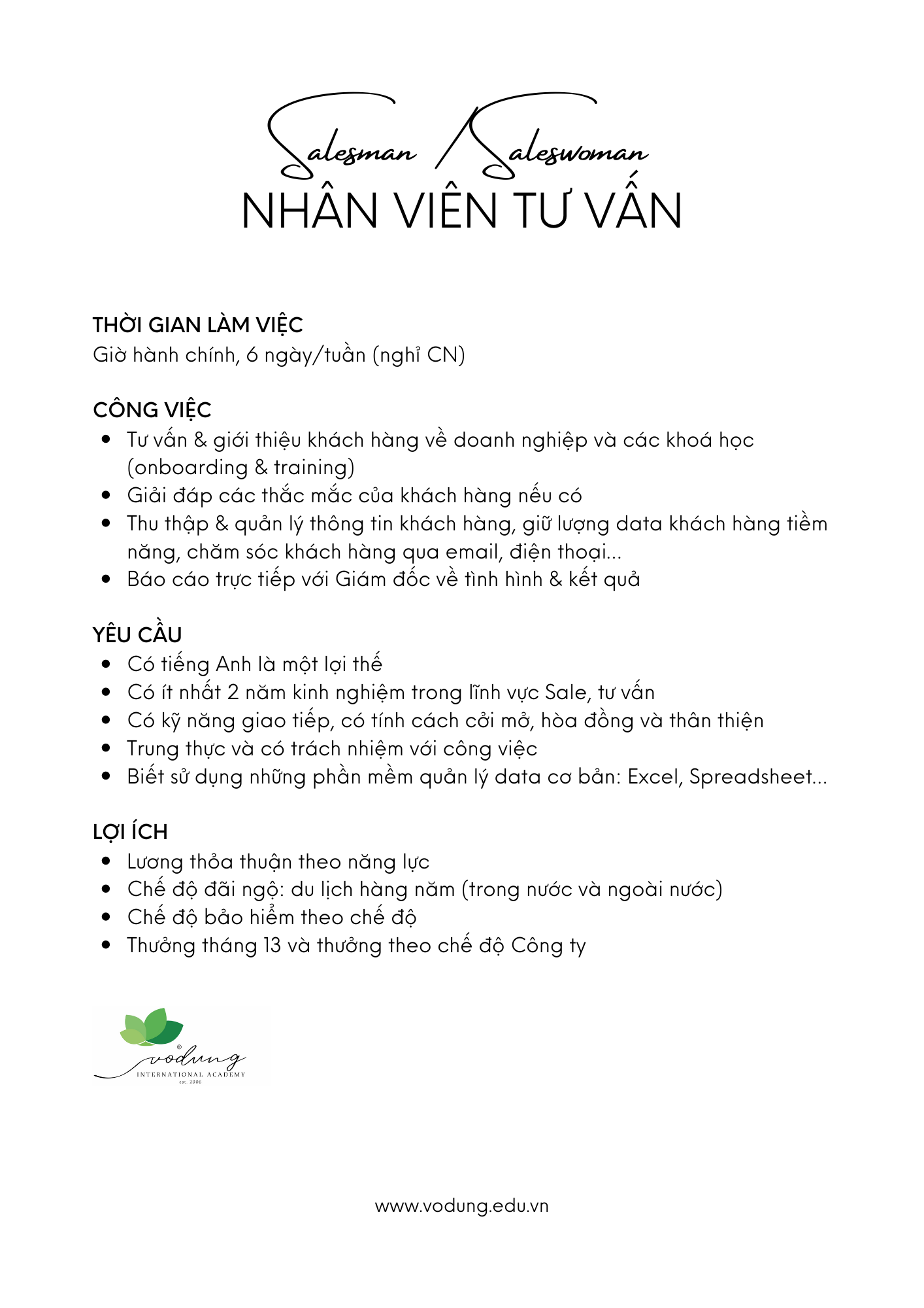 Nhan vien tu van